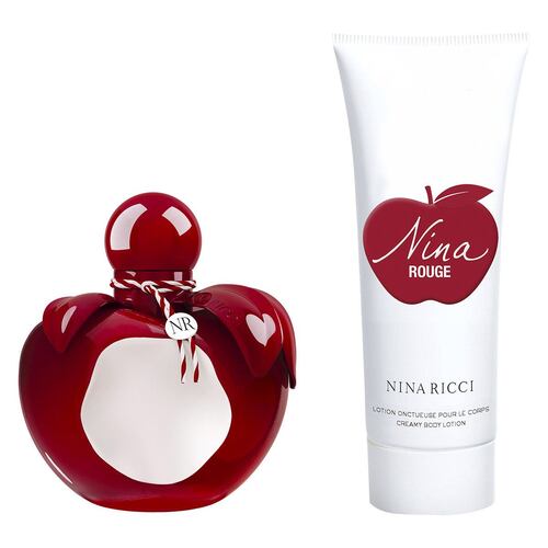 Nina Ricci Nina Rouge Set Para Dama Perfume EDT 50ml + Body Lotion 75ml