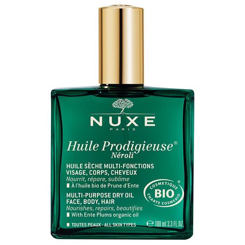 Huile Prodigieuse Néroli Aceite Seco Nutritivo para Rostro, Cuerpo y Cabello 100ml