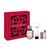 Set de fragancia femenina L'Interdit Eau de Parfum 80 ml +  crema perfumada corporal hidratante 75ml  +  labial Le Rouge Deep Velvet mini