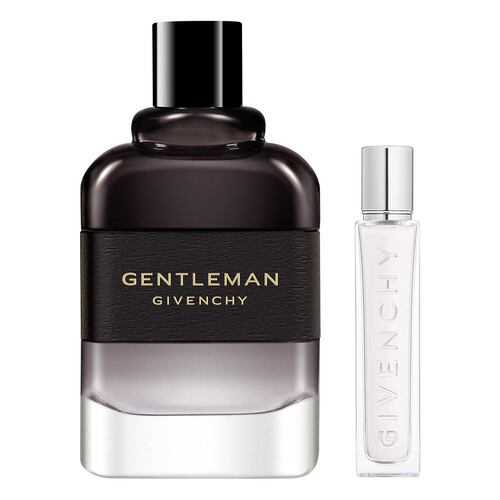 Set de fragancia masculina Gentleman Givenchy Eau de Parfum Boisee 100 ml + Perfumero de viaje 12.5  ml
