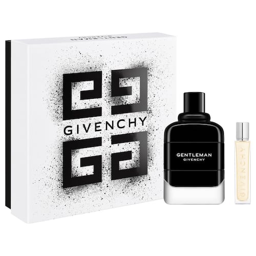 " Set de fragancia masculina Gentleman Givenchy Eau de Parfum 100 ml, + perfumero de viaje 12.5 ml."