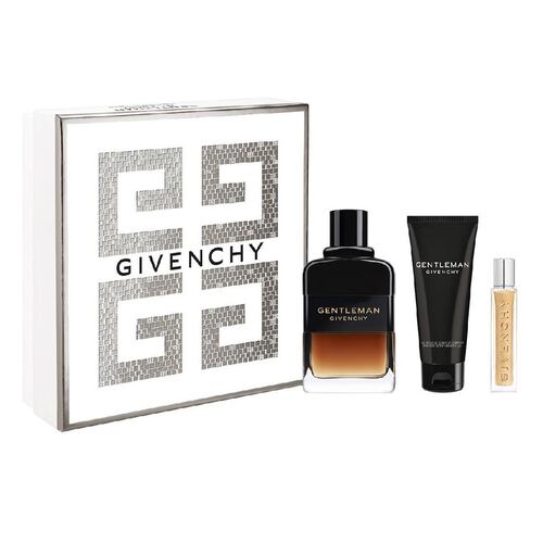 Set fragancia para hombre Gentleman Givenchy Réserve Privée EDP 100ml + Gel de ducha 75ml + Perfumero de viaje 12.5ml