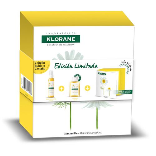 Kit Spray + Shampoo Manzanilla De 100 ML