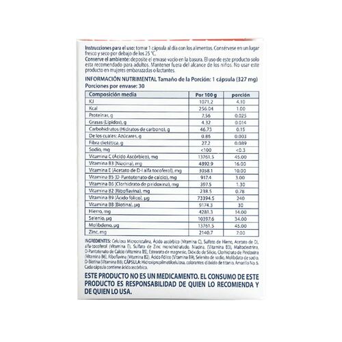 Anacaps Activ+ Suplemento Alimenticio Anti-caída 30 Cápsulas