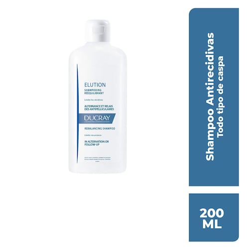 Ducray Elution Shampoo Reequilibrante Anticaspa Suave 200ml