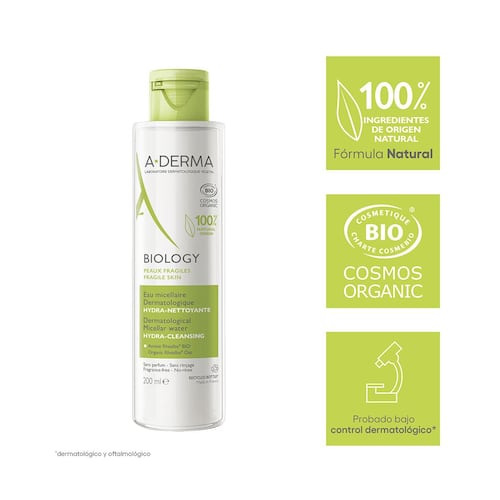 A-derma Biology Agua Micelar Hidratante 200 ml