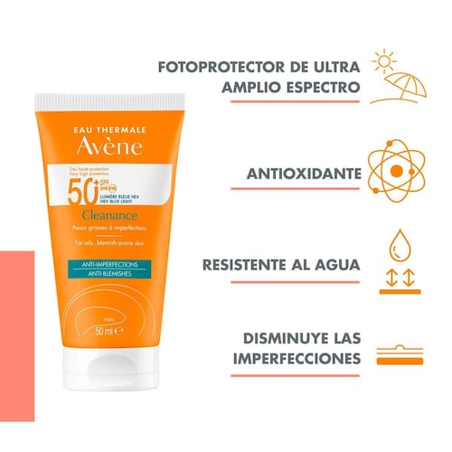 Avène Cleanance Protector Solar FPS 50+ 50ml