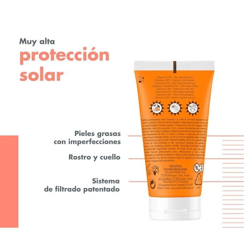Avène Cleanance Protector Solar FPS 50+ 50ml