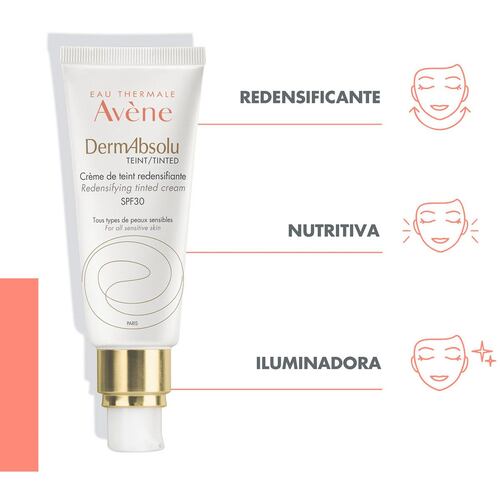 Dermabsolu Crema Redensificante Con Color, Todo tipo de piel, FPS 30, 40ml
