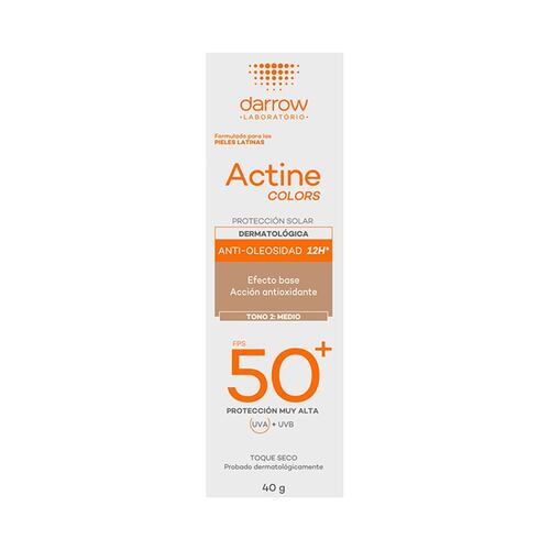 Actine Colors Protector Solar con Vitamina E Tono Medio