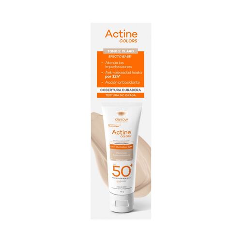 Actine Colors Protector Solar con Vitamina E Tono Claro
