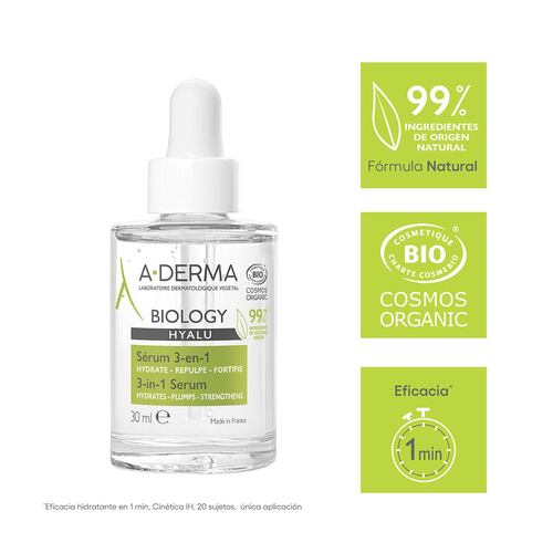A-derma Biology Hyalu Sérum de Ácido Hialurónico 30 ml