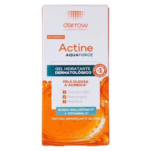 Darrow Actine Aquaforce Gel Hidratante Para Piel Grasa 40Gr