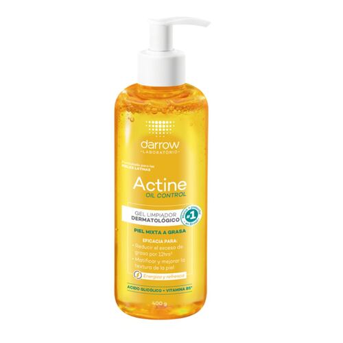 Actine Oil Control Gel Limpiador con Ácido Glicólico 400 gr