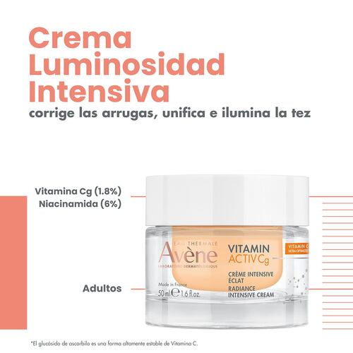 Avene Crema luminosidad intensiva Vitamin Activ Cg 50ml