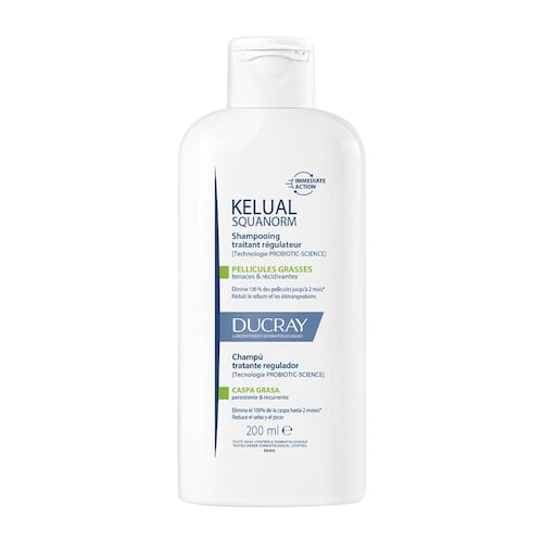 Ducray Kelual Squanorm Shampoo Caspa Grasa 200ml
