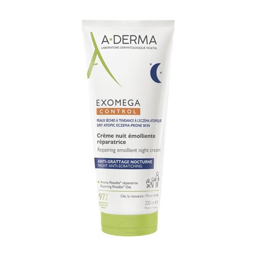A-derma Exomega Control Crema de Noche 200ml