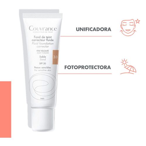 Maquillaje Facial Corrector Líquido Arena Avène Couvrance