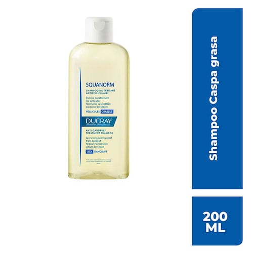 Ducray Squanorm Shampoo Anticaspa para Caspa Grasa 200ml