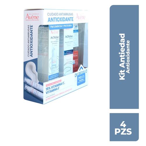 Kit Anti-edad: A-Oxitive Serum + Crema de Día, 4 piezas