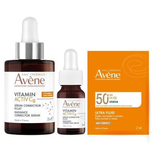 Kit Antiedad: Vitamin Activ Cg Suero 30ml + Mini Suero Vitamin Cg 2ml + Sachet Ultra Fluid 2ml