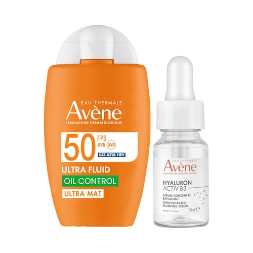 Avène Kit Protector Solar Ultra Fluid Oil Control Ultra Mat 50ml + Hyaluron Activ B3 Sérum Redensificante 10ml