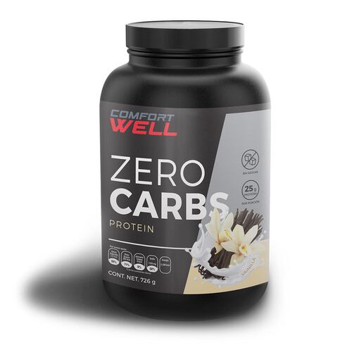 Proteína sabor vainilla (Zero Carbs)  726 gr Comfort Well