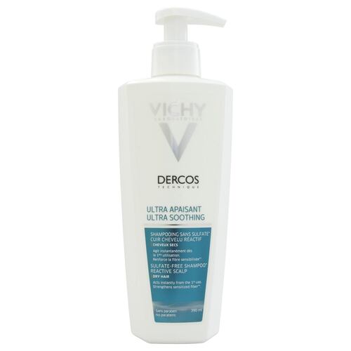 Shampoo Dercos Sensitive para Cabello Seco 400 ml