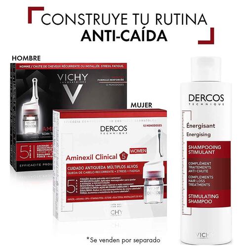 Dercos Amenixil Clinical 5 Ampolleta Mujer