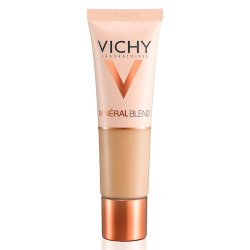 Base de Maquillaje Fluida Hidratante, Vichy Mineralblend Tono 09 Agate