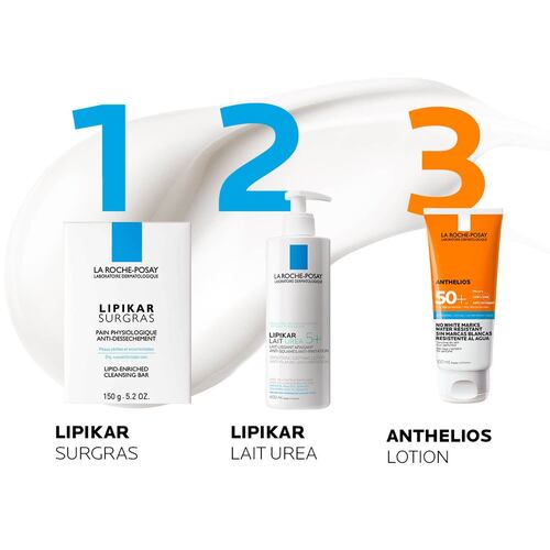 Crema Hidratante La Roche Posay Lipikar Lait Urea 5% para Piel Muy Seca con Descamación 400ml
