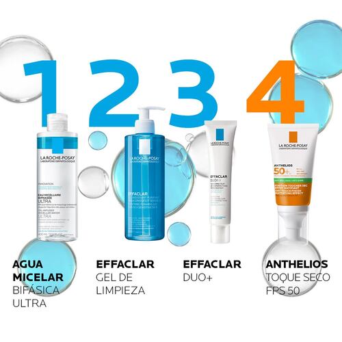 Agua Micelar en Aceite La Roche Posay Bifásica Ultra remueve maquillaje a prueba de agua 400ml