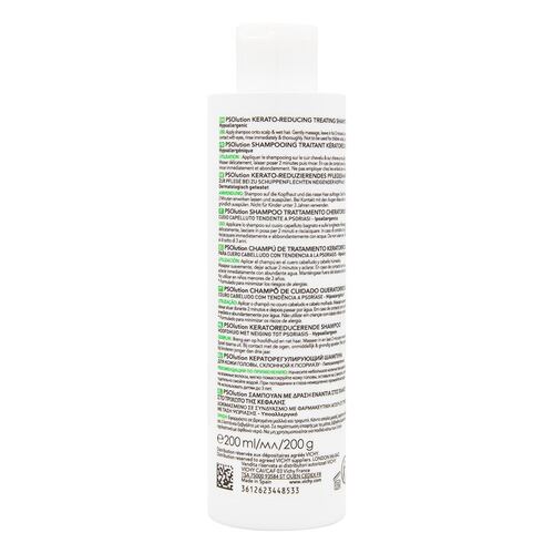 Dercos Psolution Shampoo de Tratamiento Keratorreductor para Piel Cabelluda Sensible 200ml