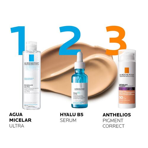 Protector Solar Facial La Roche Posay Anthelios Pigment Correct FPS50+ color medium 50ml