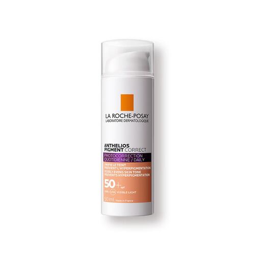 Protector Solar Facial La Roche Posay Anthelios Pigment Correct FPS50+ color medium 50ml