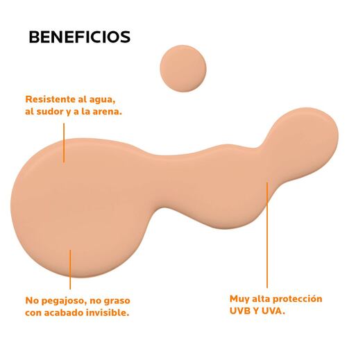 Protector Solar Facial La Roche Posay Anthelios UVMUNE Fluido Invisible con Color para Todo Tipo de Piel FPS50+ 50ml