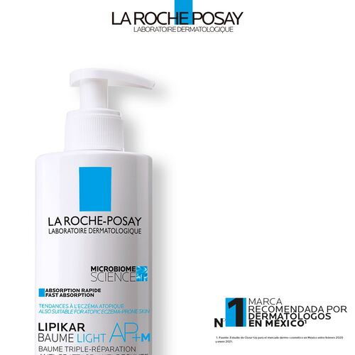 Crema Hidratante La Roche Posay Lipikar Baume Light AP+M para Piel Seca Extra Seca o con Eczema 200ml