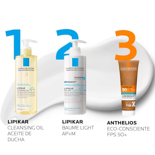 Crema Hidratante La Roche Posay Lipikar Baume Light AP+M para Piel Seca Extra Seca o con Eczema 200ml