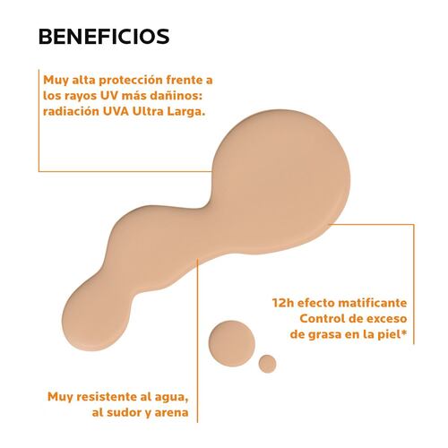 Anthelios UV MUNE 400 Oil Control Fluido FPS 50+ con Color 50ml