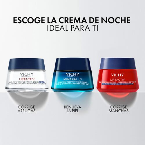 Vichy Mineral 89 Melatonina Crema Reparadora Noche 50ml