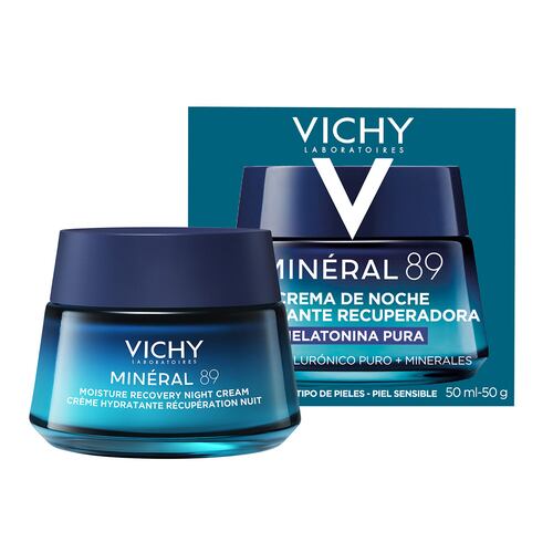 Vichy Mineral 89 Melatonina Crema Reparadora Noche 50ml