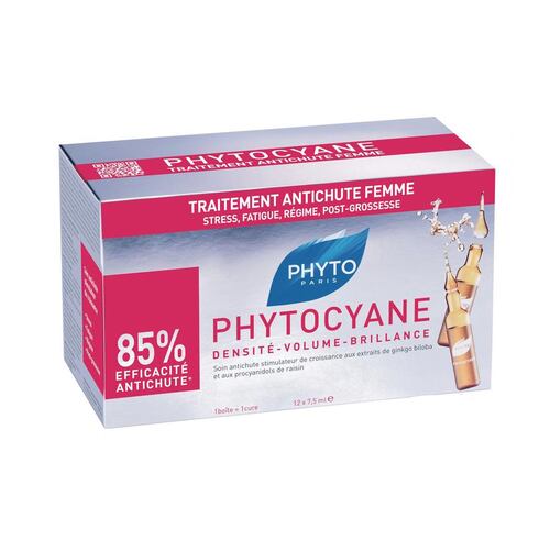 Phytocyane Tratamiento 12 Ampolletas 7.5 ml