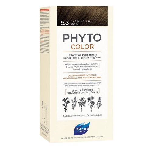 Tinte para Cabello Phyto Color # 5.3 Light Golden Brown