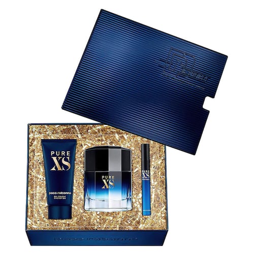 Paco Rabanne Pure XS Set Para Caballero Perfume EDT 100ML + Body Lotion 100ML + Perfume de Bolsillo 10ML