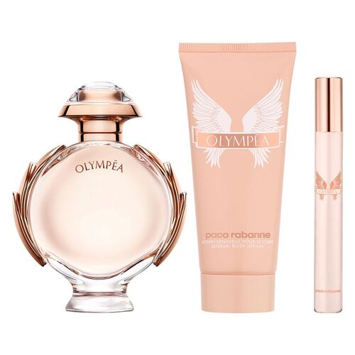 Paco Rabanne Olympea Set Para Dama Perfume EDP 80ML + Body Lotion 100ML + Miniatura