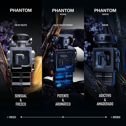 Fragancia para Hombre Rabanne Phantom Intense Eau de Parfum 100ml