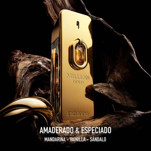 Fragancia Rabanne Million Gold Elixir Parfum 100ml para Caballero