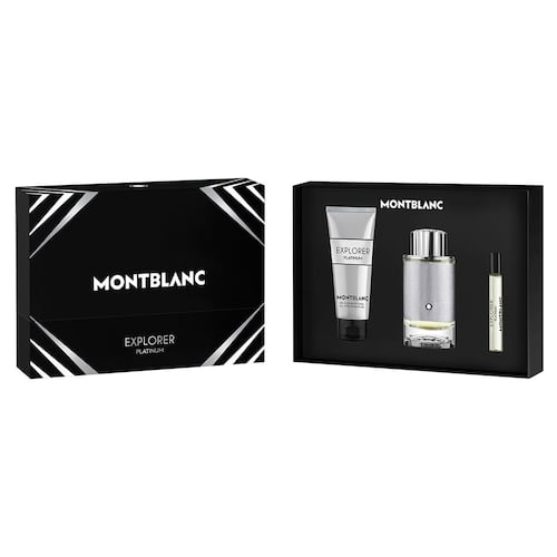 Estuche para Hombre Montblanc Explorer Platinum 100ml + 7 .5ml + Shower Gel 100ml