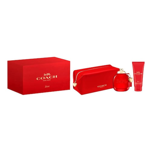 Estuche para Mujer Coach Love EDP 90ml, Body Lotion 100ml, Toiletry Pouch