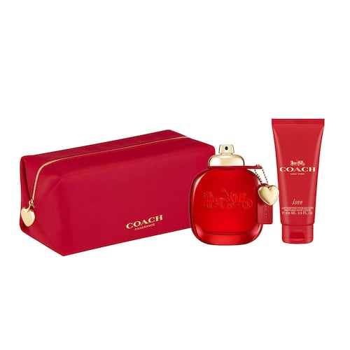 Estuche para Mujer Coach Love EDP 90ml, Body Lotion 100ml, Toiletry Pouch